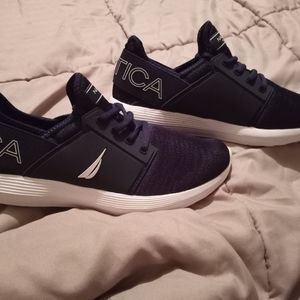 Navy blue Nautica fashion sneakers